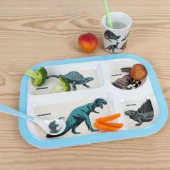 Rex London Melamine food tray - Prehistoric Land Best