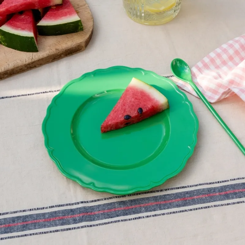 Rex London Melamine plate (20cm) - Bright green Hot