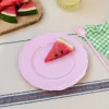 Rex London Melamine plate (20cm) - Pink Clearance