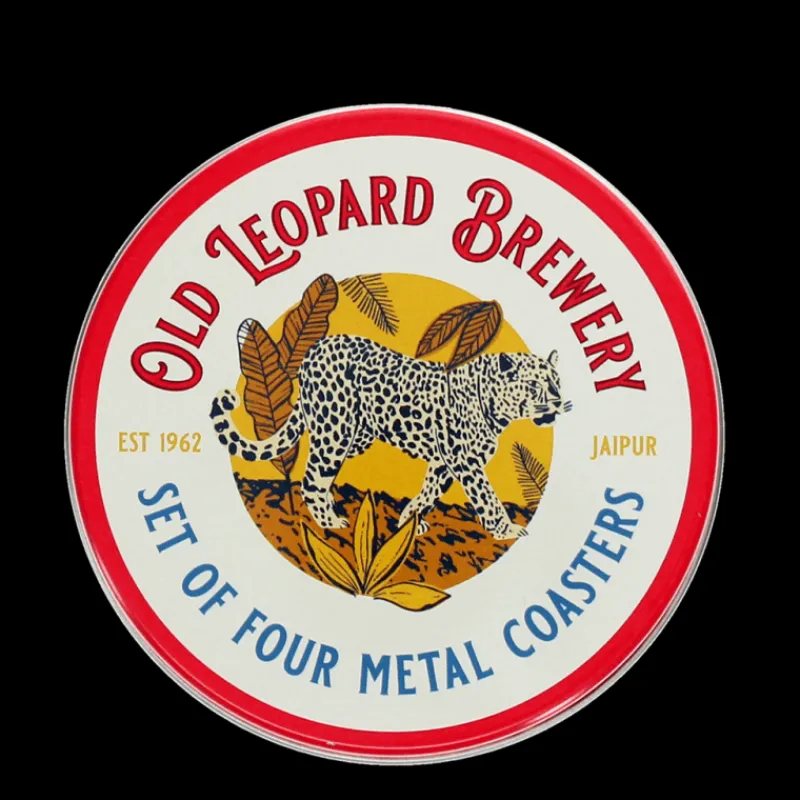 Rex London Metal coasters (set of 4) - Old Leopard Brewery Outlet