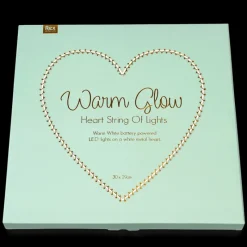 Rex London Metal heart LED light - 30cm New