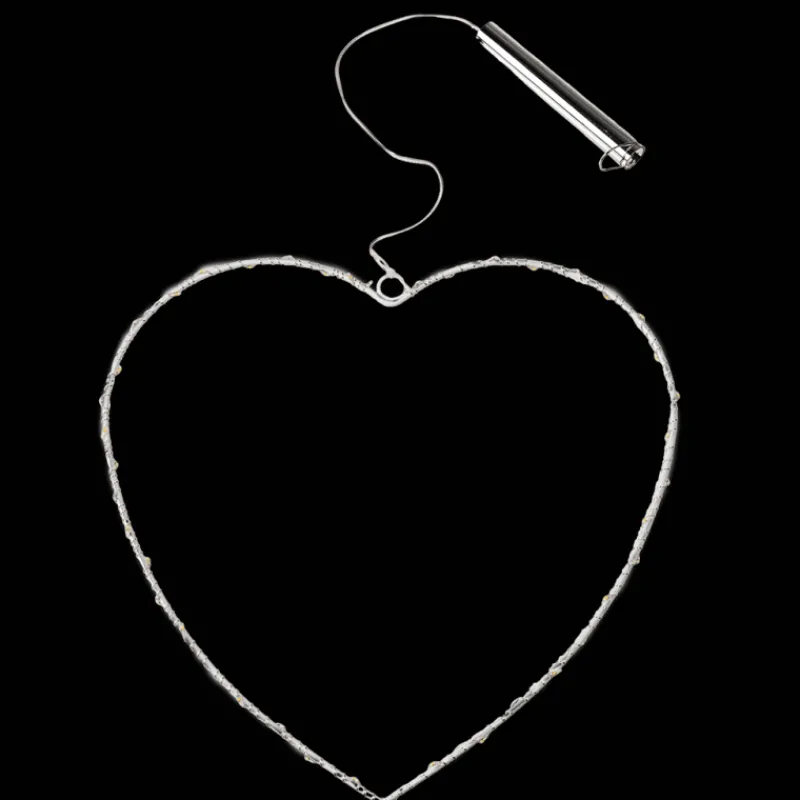 Rex London Metal heart LED light - 30cm New