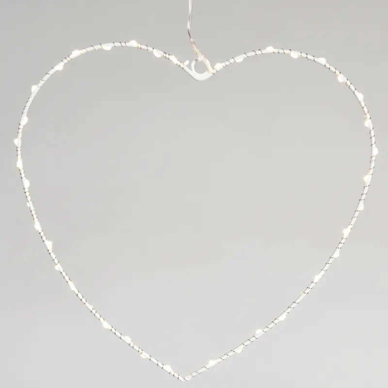 Rex London Metal heart LED light - 30cm New