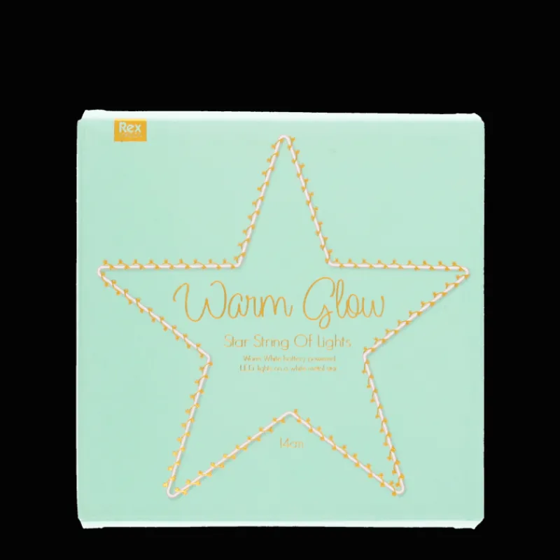 Rex London Metal star LED light - 14cm Online