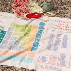 Rex London Microfibre travel towel - Periodic Table Fashion