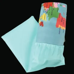 Rex London Microfibre travel towel - World Map New