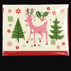 Rex London Miniature advent calendar Christmas card - 50s Christmas Outlet