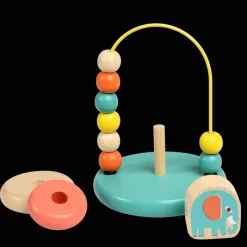 Rex London Mini bead loop and stacker wooden toy - Wild Wonders Sale
