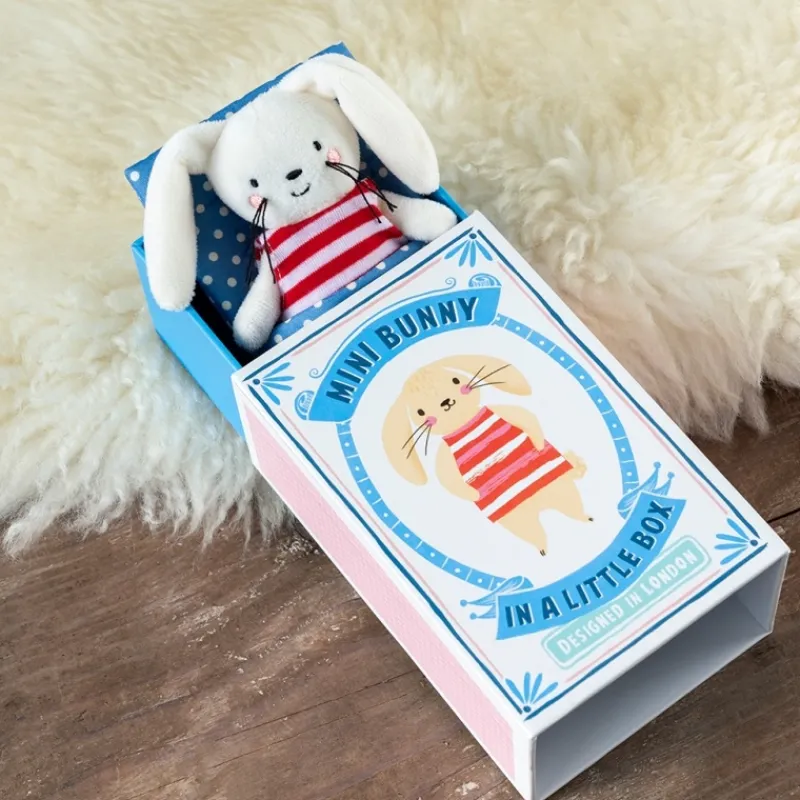 Rex London Mini Bunny in a Little Box - soft toy Online