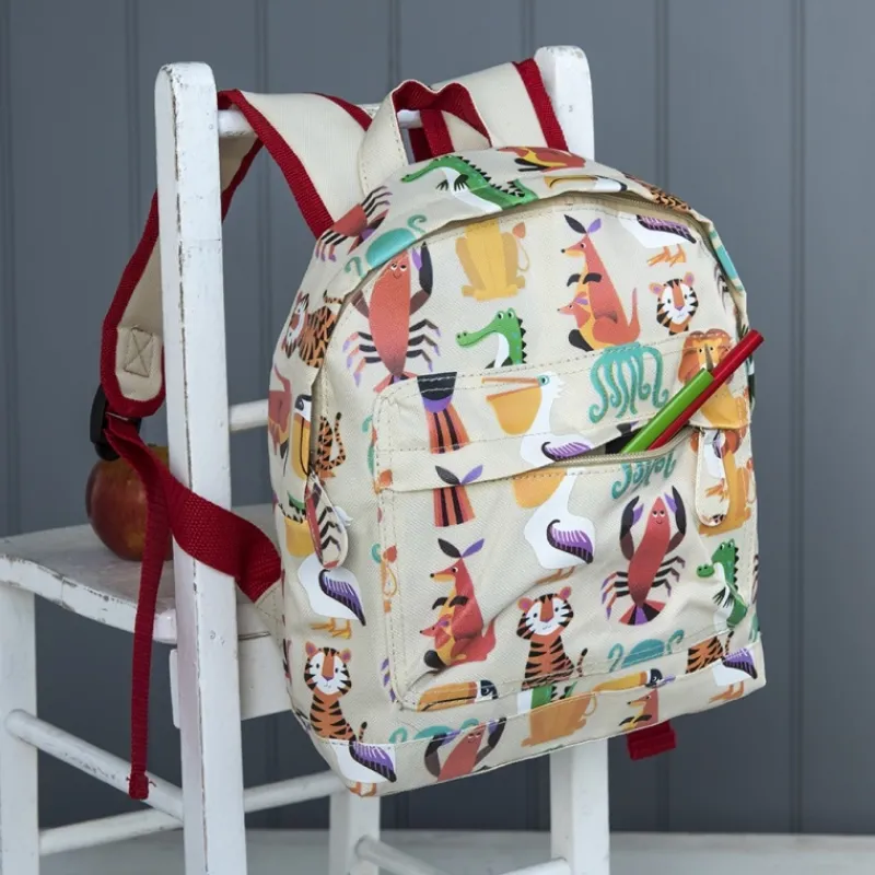Rex London Mini children's backpack - Colourful Creatures Outlet