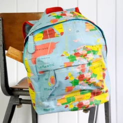 Rex London Mini children's backpack - World Map New