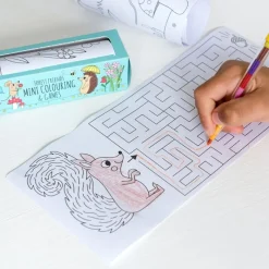 Rex London Mini colouring and games - Forest Friends Outlet