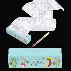Rex London Mini colouring and games - Forest Friends Outlet