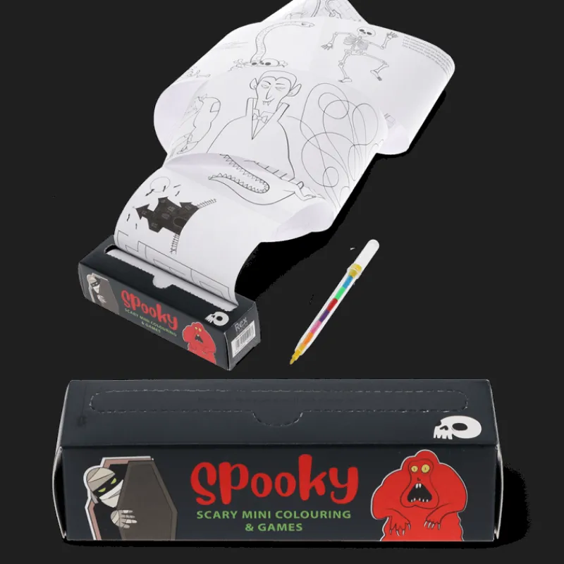 Rex London Mini colouring and games - Spooky New