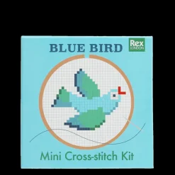 Rex London Mini cross-stitch kit - Blue bird Fashion