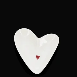 Rex London Mini glossy ceramic trinket dish - Heart Best