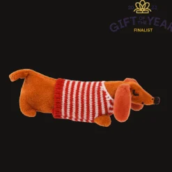 Rex London Mini sausage dog in a little box - Sausage Dog soft toy Sale