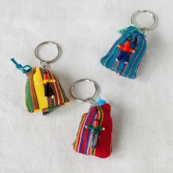 Rex London Mini worry doll amulet with keyring - Assorted (SINGLE) Clearance