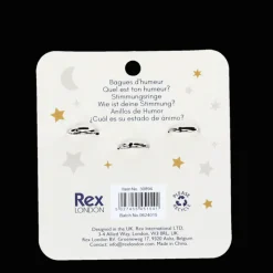 Rex London Mood rings (set of 3) - Heart, star & moon Fashion
