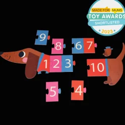 Rex London Number floor puzzle (16 pieces) - Sausage Dog Sale