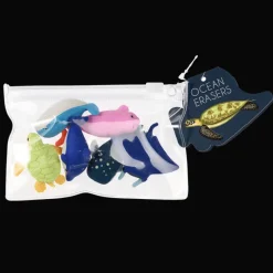 Rex London Ocean animal erasers (set of 6) New
