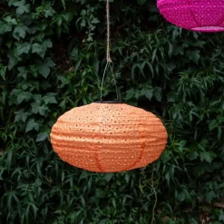 Rex London Outdoor solar UFO lantern - Orange Outlet
