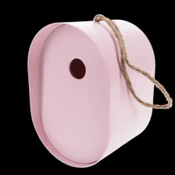 Rex London Oval bamboo fibre birdhouse - Pink Fashion
