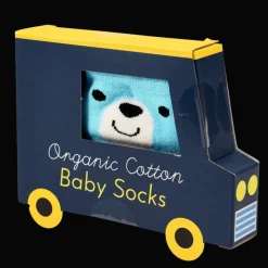 Rex London Pair of baby socks - Blue bear Discount