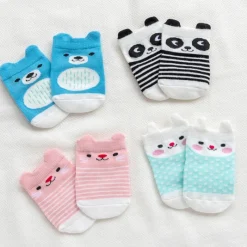 Rex London Pair of baby socks - Bruno the Bear Discount