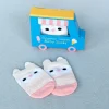 Rex London Pair of baby socks - Pink owl New