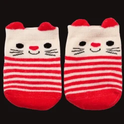Rex London Pair of baby socks - Red cat Best