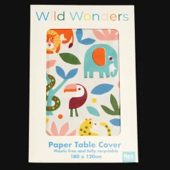 Rex London Paper tablecloth (180 x 120cm) - Wild Wonders New