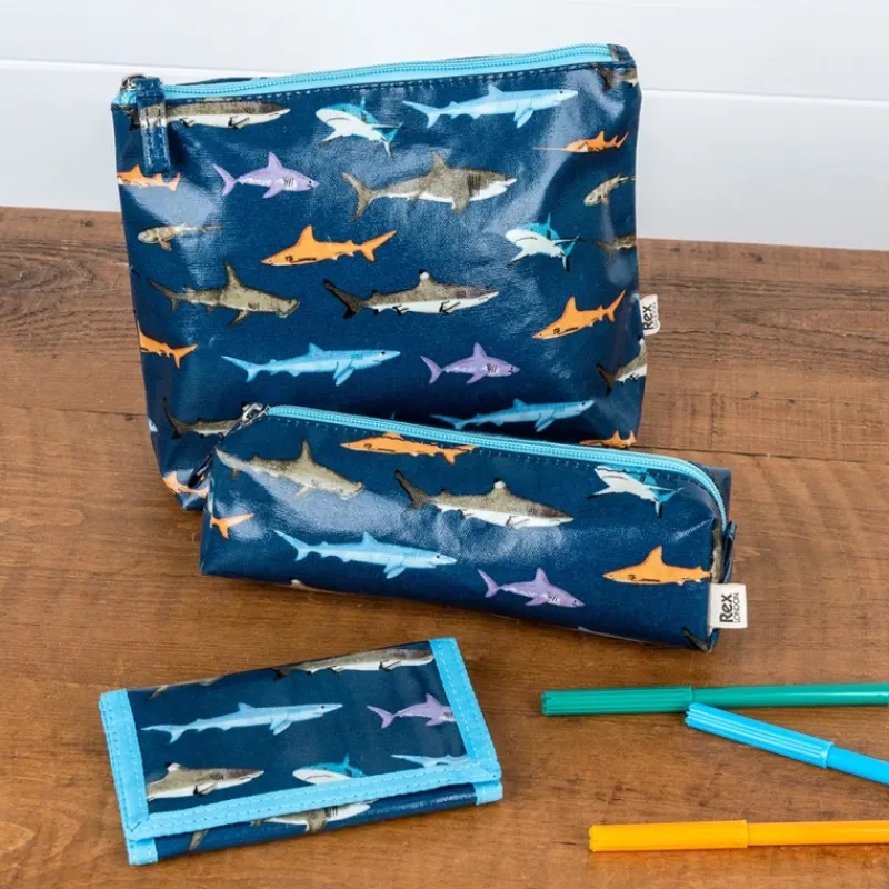Rex London Pencil case - Sharks Hot