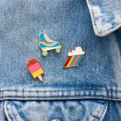 Rex London Pin badge - Cloud burst Clearance