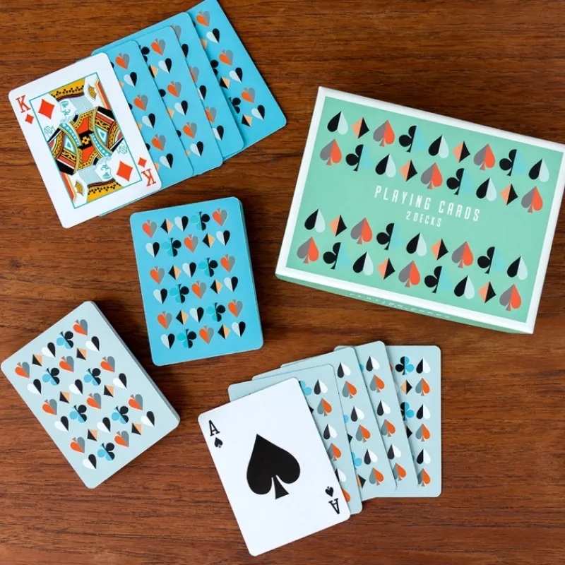 Rex London Playing cards in a box - Two decks Hot