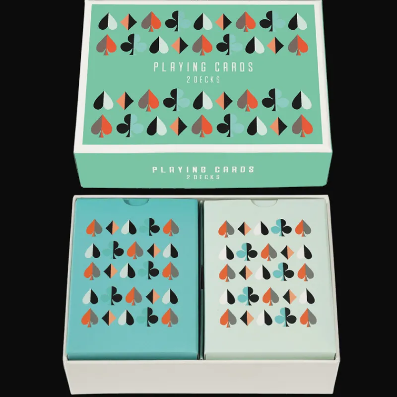 Rex London Playing cards in a box - Two decks Hot
