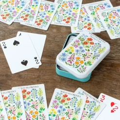 Rex London Playing cards in a tin - Wild Flowers Best