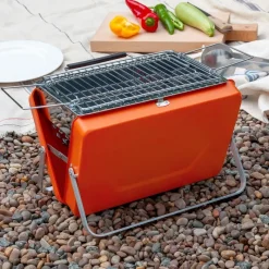 Rex London Portable suitcase BBQ - Burnt orange Sale