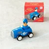 Rex London Push down action racing car - Blue Sale