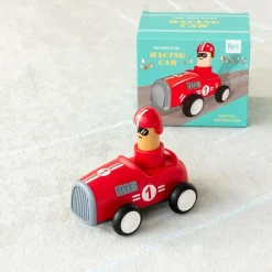 Rex London Push down action racing car - Red Best