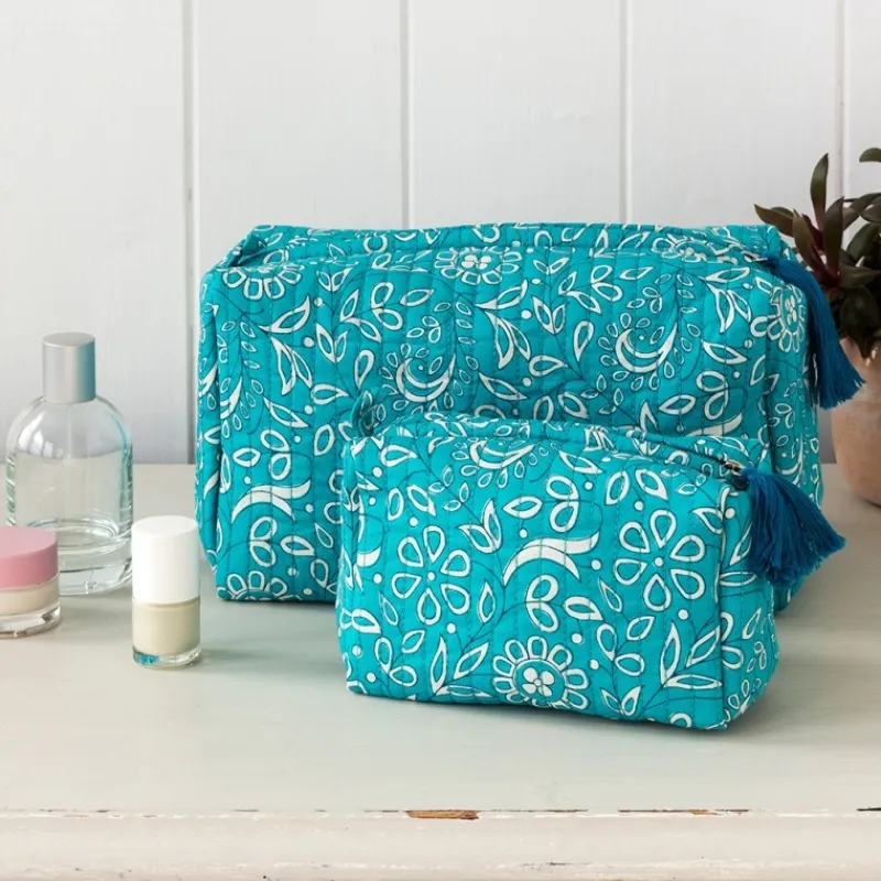Rex London Quilted makeup bag - Radhika Discount