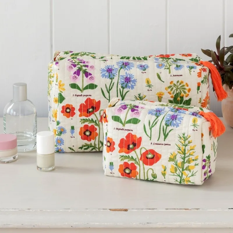 Rex London Quilted makeup bag - Wild Flowers Online