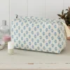 Rex London Quilted wash bag - Cornflower Discount