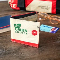 Rex London Recycled cement bag bifold wallet Best
