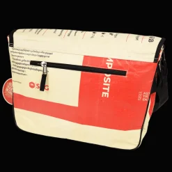 Rex London Recycled cement bag courier satchel Clearance