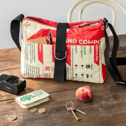 Rex London Recycled Cement Bag Handbag Best