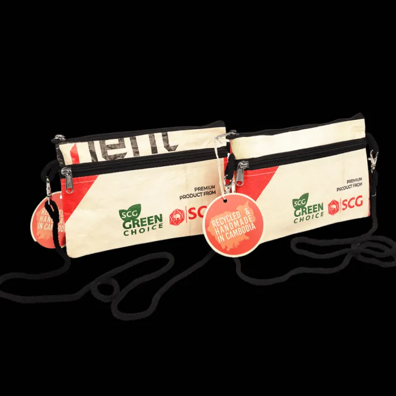 Rex London Recycled cement bag travel pouch Best