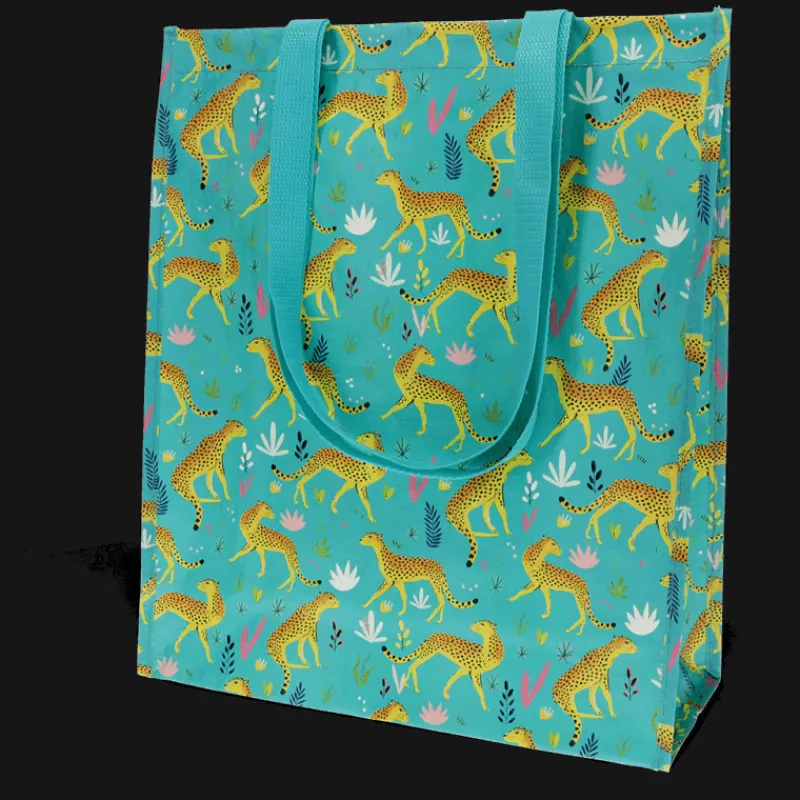 Rex London Recycled shopping bag - Cheetah New