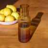 Rex London Retro ribbed glass carafe 850ml - Amber Sale