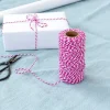 Rex London Roll of twine (100m) - Pink and white Online